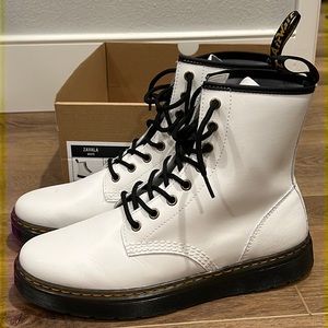 DR. MARTENS White Zavala Boots